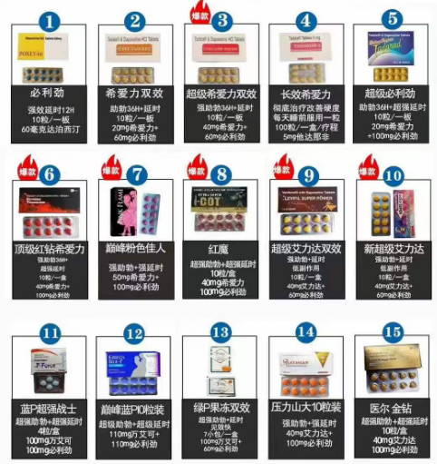 印度代购的伟哥、希爱力、必利劲、艾力达双效片有什么区别-第1张图片-印度双效片代购网